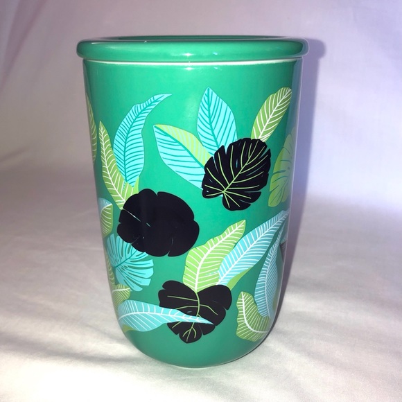 COPY - Davids Tea Nordic Mug Miami Palm Leaf Flamingo - Picture 3 of 5